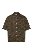 KENZO - Chemise Mc Hana Leo Short Sleeve Shirt - Vabaaja s&auml;rgid - S