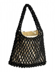 Pipol's Bazaar - Maria Net Bag Black - Rannakotid - ONE SIZE
