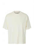 Selected - Slhrelaxaspen Ss O-Neck Tee Hotel Amour - L&uuml;hikeste varrukatega - S