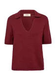 MOS MOSH - Mmarin Ss Collar Cotton Knit - Džemprid - XL