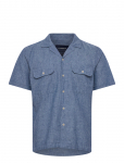 Lindbergh - Cotton/Linen Resort Shirt S/S - L&uuml;hikeste varrukatega s&auml;rgid - XXL