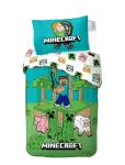 Minecraft - Bed Linen Minecraft Jungle Explore - 150X210 50X60 Cm - Voodipesukomplektid - 150X21050X60CM