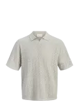 Jack & Jones - Jortyler Knit Ss Split Neck Polo Sn - L&uuml;hikeste varrukatega - XS