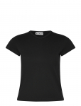 Weekday - Slim Short-Sleeved V-Neck T-Shirt - L&uuml;hikeste varrukatega - S