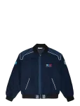 Prohibited - Racetrack Jacket Blue - Bomber-jakid - XS