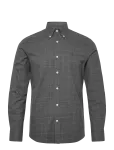 Morris - Flannel Overcheck Shirt-Slim Fit - Vabaaja s&auml;rgid - XXL