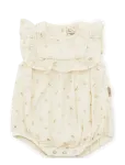 Cam Cam Copenhagen - Edith Romper, 74 Cm - Gots - Gold Flower - Kombinesoonid - 62