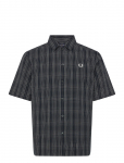 Fred Perry - Seersucker Check Shirt - Ruudulised s&auml;rgid - S