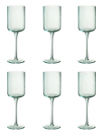 J-Line - S/6 Wine Glass Ralph Menthe - Punase veini klaasid - &Oslash; 7.5 CM