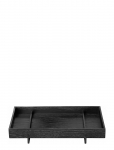 Blomus - Tray L - 50 X 30 Cm - Abento - Black - Kandikud - L 50CM
