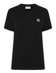 Maison Kitsune - Fox Head Patch Regular Tee-Shirt - L&uuml;hikeste varrukatega - L