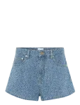 GANNI - Fluffy Denim Shorts - L&uuml;hikesed teksap&uuml;ksid - 29
