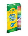 Crayola - Crayola Supertips Washable Markers 24 Pcs - Kirjatarbed - ONE SIZE