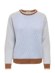 JDY - Jdybryn Life L/S Oneck Jacq Pullover Knt - Džemprid - M