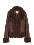 NOISY MAY - Nmannie Penny Lane Jacket - Kunstkarusnahk - L