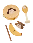 JaBaDaBaDo - Music Set Monkey - Muusikariistad - ONE SIZE
