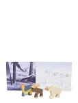 HEVEA - Rubberwood Animals, Arctic - Puidust kujud - ONE SIZE