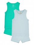 Copenhagen Colors - Rib Jersey 2Pack Tank-Top & Boxershorts - Aluspesukomplektid - 116