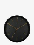 KARLSSON - Wall Clock Belle Numbers Metal Black - Seinakellad - ONE SIZE