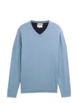 Tom Tailor - Basic V-Neck Knit - V-kaelusega - S