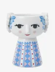 Bj&oslash;rn Wiinblad - Eva Candle Holder H9.5 Cm Blue - K&uuml;&uuml;nlajalad - H9.5CM