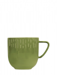 Aida - Confetti Olive Krus M/Relief Porcel&aelig;n 1 Stk 35 Cl. - Kohvitassid - 35 CL x 11.5