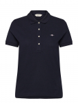 Gant - Slim Sheild Cap Sleeve Pique Polo - Polod - XS