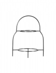House Doctor - Plate Stand, Hdsana, Silver Finish - Lauan&otilde;ude komplektid - 24.5X17.2X32CM