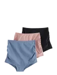 Lindex - 3-Pack Maternity Briefs - K&otilde;rge v&ouml;&ouml;kohaga alusp&uuml;ksid - XS