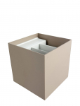 Dyberg Larsen - Venus 10X10 Beige V&aelig;glampe Indend&oslash;rs - Seinalambid - &Oslash; 10 CM