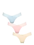 Missya - Seamless String W Lace On Side 3-Pack - Stringid - L