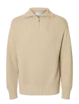 Selected - Slhdry Ls Knit Relaxed Half Zip - Poolpika lukuga džemprid - XL