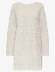 ONLY - Onlanika Sequins Ls Bow Dress Wvn Cs - L&uuml;hikesed kleidid - L
