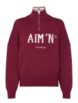Aim&acute;n - College Knitted Half Zip - Spordikudumid - L