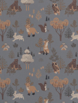 Majvillan - Wallpaper Deep Forest Midnight Blue - Wallpapers - 1005X 53CM