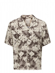 ONLY & SONS - Onsdash Life Reg Aop Ss 001 Resort Shirt - L&uuml;hikeste varrukatega s&auml;rgid - XL