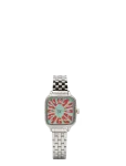 Komono - Kate Estate Flower Silver Coral - Analoogkellad - ONE SIZE