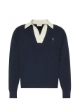 Calvin Klein Jeans - Ls Solid Oversized Johnny Collar - Pikkade varrukatega kootud polos&auml;rgid - XL