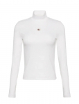 Calvin Klein Jeans - Ls Woven Label Turtleneck - K&otilde;rge kaelusega - XXS