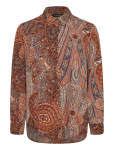Lauren Ralph Lauren - Classic Fit Paisley Crepe Shirt - Pikkade varrukatega - S