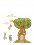 That's Mine - Wallsticker The Secret Treehouse - Seinakaunistused - ONE SIZE