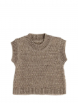 Smallstuff - Vest, Ao Elephants, Merino Wool, Brown - Pulloverid - 68/74