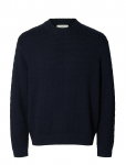 Selected - Slhphilip Ls Knit Relaxed Crew Neck - &Uuml;mara kaelusega - XXL