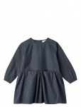 Copenhagen Colors - Checkered Dress W. Backside Bow - Pikkade varrukatega vabaajakleidid - 104