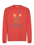 THE ANIMALS OBSERVATORY - Flowers Red Dof Lonf Sleeve T-Shirt - Pikkade varrukatega T-s&auml;rgid - 12 Y