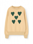 THE ANIMALS OBSERVATORY - Hearts Soft Brown Bear Sweatshirt - Dressipluusid - 6 Y