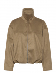 Gina Tricot - Faux Suede High Neck Jacket - Bomber-jakid - XL