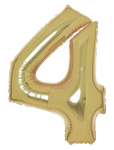 IPK - Number Foil 4 White Gold 86 Cm - Laste s&uuml;nnip&auml;ev - 0
