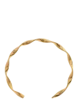 Timi Of Sweden - Juni - Wavy Twisted Bangle Bracelet Stainless Steel - K&auml;ev&otilde;rud - ONE SIZE