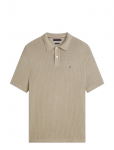 Tommy Hilfiger - Open Knit Relaxed Fit Polo - L&uuml;hikeste varrukatega kootud polos&auml;rgid - XXL